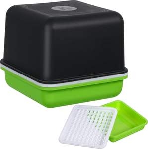 Plateaux de semis en plastique rectangulaires pour usage domestique Récipients de <span class=keywords><strong>culture</strong></span> d'eau pour semer et cultiver des germes de soja d'arachide - Product Image 3