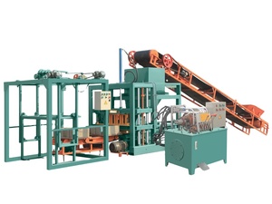 Machine de fabrication de briques creuses en béton semi-automatique hydraulique Shengya QT4-20, machine de moulage de blocs de ciment - Product Image 3