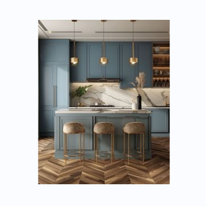 מחיר ארונות מטבח ידיות עם קריסטל זהב נייד בית מטבח ארונות מטבח ארונות מטבח מודרני ריהוט מטבח לוילה - Product Image 3