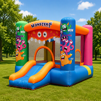 Château gonflable commercial, château gonflable combiné pour enfants