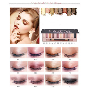 Pan ombretto Ombretto di Trucco Cosmetic Pressed singolo Ombretto 12 colore padelle personalizzato il proprio marchio - Product Image 6