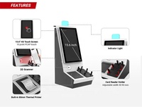Terminal de point de vente tactile tout-en-un de 15,6 pouces pour magasins