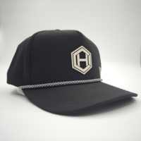 Casquettes de baseball et de golf personnalisées en PVC et caoutchouc à 5 panneaux pour hommes, motif à pois, argyle, fruits, perforées en polyester, avec visière