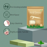Eco-Vriendelijke Wegwerp Mondreiniging Tandverzorging Biologisch Afbreekbaar Dagelijks Tandzijde Pick