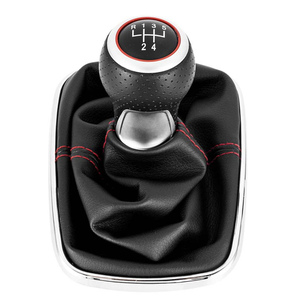 Pomos de Palanca de Cambios de Cuero para Coche, 12 mm, 5/6 Velocidades, para VOLKSWAGEN VW GOLF 4 <span class=keywords><strong>BORA</strong></span> 98-04, Venta al por Mayor de Fabricante - Product Image 2