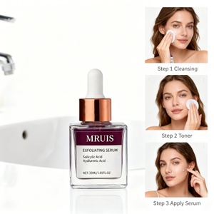 Sérum exfoliant, <span class=keywords><strong>solution</strong></span> douce pour le <span class=keywords><strong>peeling</strong></span> du visage, formule douce, nettoyage en profondeur, essence <span class=keywords><strong>de</strong></span> renouvellement <span class=keywords><strong>de</strong></span> la peau, peau sensible, MRUIS <span class=keywords><strong>30</strong></span> ml - Product Image 4