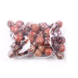 50 Uds. <span class=keywords><strong>De</strong></span> cuentas para el cabello <span class=keywords><strong>de</strong></span> Color madera, <span class=keywords><strong>trenzas</strong></span> <span class=keywords><strong>africanas</strong></span> con agujero grande y rastas, accesorios para extensiones <span class=keywords><strong>de</strong></span> cabello, herramientas con cuentas - Product Image 5