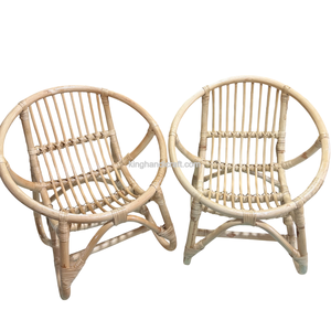 Chaise pour enfant en rotin naturel tressé à la main pour la décoration de fête d'anniversaire, accessoire de photographie bohème pour enfants - Product Image 3