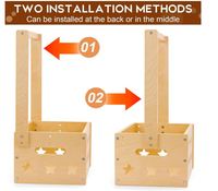 Caisse de rangement en bois personnalisée pour bébé, panier de rangement pour bébé, panier à linge pour nouveau-nés garçons et filles, cadeaux de grossesse pour jeunes parents