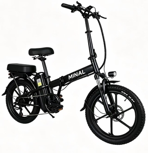 Vélo électrique pliable de sport avec cadre en acier carbone, pneus de 20 * 1,95 pouces et batterie lithium 48V10.5AH - Product Image 3