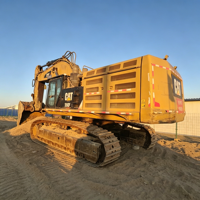 Excavatrice lourde d'occasion CAT 390 390FL 390F 390D 390DL 395 385C 90 tonnes C18 pour l'exploitation minière en ciel ouvert et les carrières