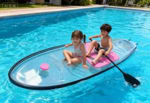 Tabla de Paddle Surf (SUP) Transparente y Rígida de Alta Maniobrabilidad para Lagos y Ríos, MOQ Bajo, Venta al Por Mayor - Product Image 3