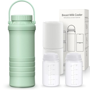 Enfriador de Leche Materna Portátil de Acero Inoxidable para Exteriores, Botella Refrigerada para Mantener Fresca la Alimentación de Bebés y Niños - Product Image 1