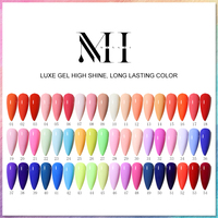 8000 couleurs fournitures pour ongles tremper Gel vernis personnalisé sans Hema couche de base supérieure couleur Uv/led lampe Uv durable ensemble de vernis à ongles