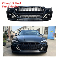 Body Kit Gaya RS5 2020-2024 untuk Audi A5 S5 B9.5 B10, Bumper Depan dengan Grille untuk Audi A5 S5 B9.5 B10 2020 2021 2022 2023 2024