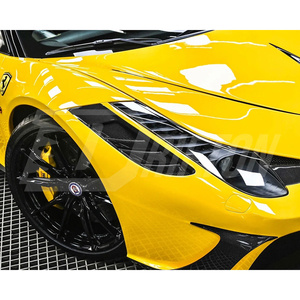 Évent latéral de pare-chocs avant en fibre de carbone pour Ferrari <span class=keywords><strong>458</strong></span> Italie Spyder - Product Image 2
