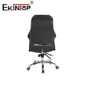 Ekintop Silla de Escritorio Ergonómica Giratoria, Silla Ejecutiva de Cuero con Respaldo Alto, Barato, Sillas de Oficina