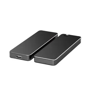 2023 Fashion OEM Custom M.2 NGFF SSD Enclosure USB3.0 Type-C 6 Gbps to B-Key Solid State Drive External Hard Drive Case Housing