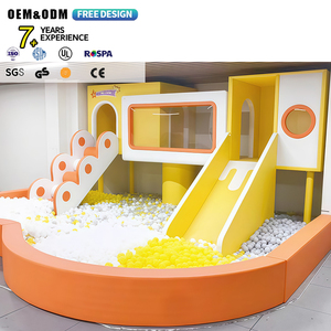 Equipo de Juegos Interior para Niños con Combinación de Colores Vibrantes, Cubos de Juego Suaves y Arcos Temáticos para Zonas de Diversión - Product Image 1