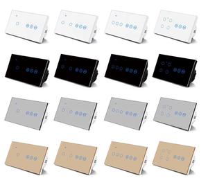 Sls Tuya Wifi Touch Muur Elektrische Gordijn En 1/2/3/4 Bende Lichtschakelaar Voor Smart Home Systeem Alexa & Google Home Control - Product Image 1