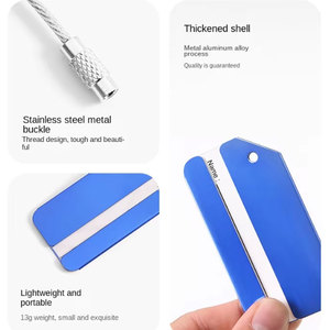 Étiquette à bagages <span class=keywords><strong>en</strong></span> cuir personnalisée de haute qualité avec boucle <span class=keywords><strong>en</strong></span> acier inoxydable, étiquette d'identification personnalisée <span class=keywords><strong>en</strong></span> alliage d'aluminium - Product Image 6