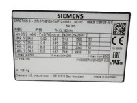 Codificador de Motor Original Nuevo 1ph81331mf120bb1 1500kw 1500rpm Plc