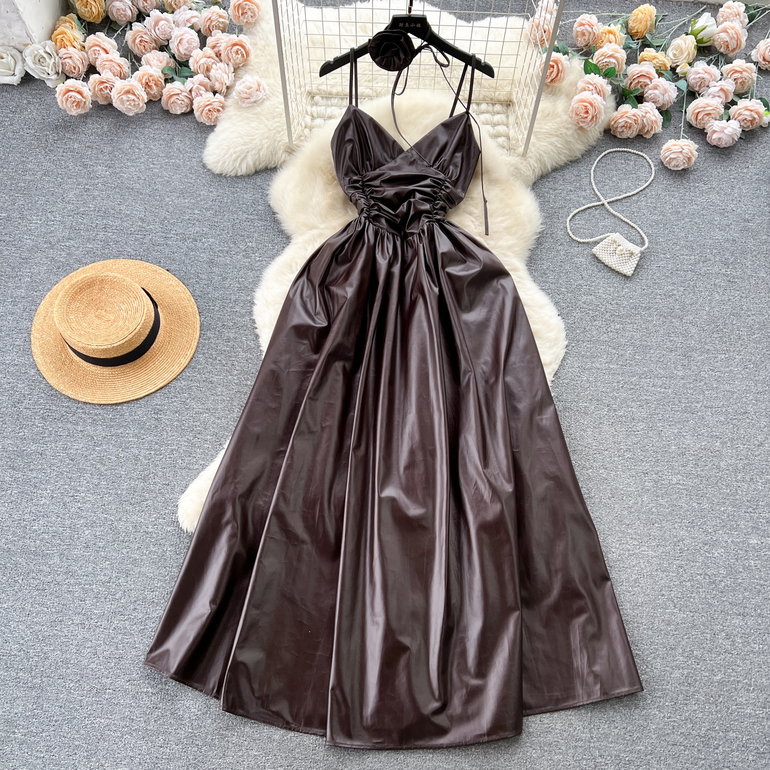 chinese dress ladies National-Style Dress, Thailand India Nepal Long Cool Hippy Travel Dres –  Vireous.Shop main image 0