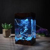 Lampe en résine Anime Spider-Man VS Venom, lampe de nuit en résine, décoration de bureau pour amis, cadeau d'anniversaire ou de fêtes
