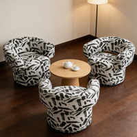 Chaises d'hôtel créatives de style classique italien avec dossier enveloppant pour le hall d'hôtel et les événements