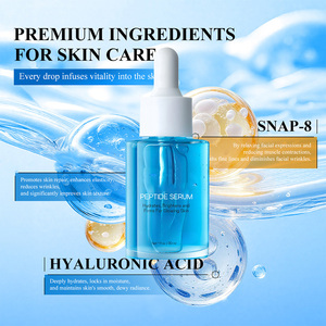 Blue Copper Peptide <b>Face</b> <b>Serum</b> Hyaluronic Acid Collagen Firming Anti-Aging Moisturizing Skincare Essence - Product Image 3