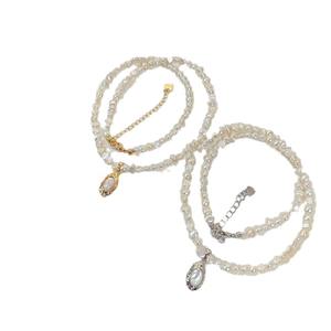 Collier et boucles d'oreilles de luxe en perles d'eau douce baroques de Zhuji Strength Supply, incrustés de nacre blanche, style tendance - Product Image 5