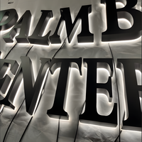 Led Channel Letters Outdoor Store Signalisation 3d Acrylique Logo Signe led rétro-éclairé signe électronique lumineux Signalisation
