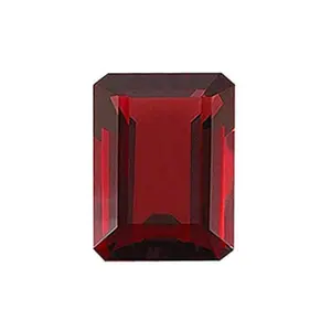 "5X7mm sekizgen kesim doğal almandin/zambiya kırmızı Garnet" toptan fabrika fiyat yüksek kalite Faceted gevşek taş başına karat