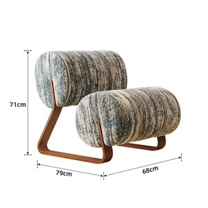 Sillón Individual Antiguo Mickey <span class=keywords><strong>Forest</strong></span> para Sala de Estar, Mueble Moderno de Diseño para Dormitorio, Balcón, Ocio y Relax - Product Image 6