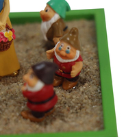2024 nouveau produit blanche neige et les sept nains résine modèle enfants éducatif sable Table plage décoration cadeaux