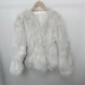 Custom Wholesale Fox Fur Jacket Coat Knit Women Real Fox Fur Winter Coat Custom Winter Lady Fur Coat