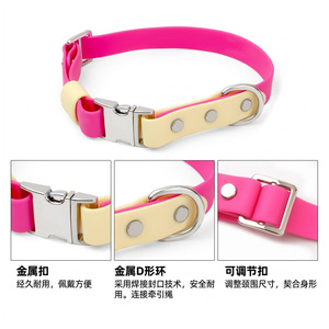 Laisse pour chien en PVC colorée, confortable et antidérapante, style tendance, couleurs personnalisées disponibles - Product Image 4