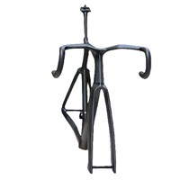 Nouveau cadre de vélo de route en fibre de carbone 2026 avec frein à disque et guidon aile de mouette compatible Di2 700C