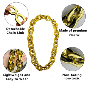 Tùy chỉnh cincinnati bengals 3D bọt evt Vòng cổ cho nam giới nhanh chóng Jumbo Chuỗi liên kết thể thao mặt dây chuyền người đàn ông của dây buộc quảng cáo - Product Image 3