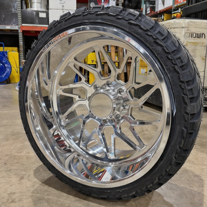 Jantes forgées SHIN pour camion, polies, à déport profond, avec capuchon flottant, 20 22 24 26 28 30 pouces, déport profond de 25 mm, pour RAM1500 2500 <span class=keywords><strong>3500</strong></span> - Product Image 1