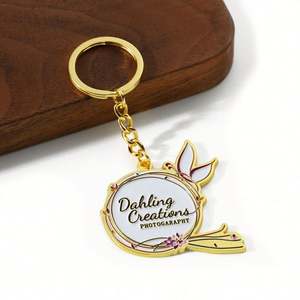 Brand logo Enamel Cartoon Floating <b>Key</b> Chain Promotional <b>Custom</b> Metal <b>Key</b> Holder Keyring <b>Key</b> <b>Ring</b> Keychain - Product Image 5