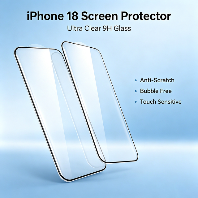 9h Hardness Aaa Grade Mobile Phone Tempered Glass Screen Protector for Iphone 18 Pro/18 Pro Max