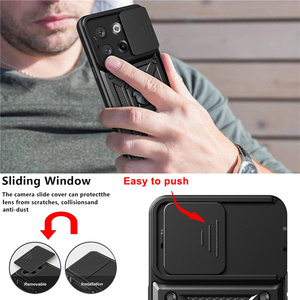 Push Pull-funda deslizante para cámara, carcasa de teléfono híbrida de TPU suave con soporte, de <span class=keywords><strong>20</strong></span> o 4G - Product Image 5