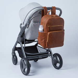 <span class=keywords><strong>Sac</strong></span> <span class=keywords><strong>à</strong></span> dos <span class=keywords><strong>à</strong></span> <span class=keywords><strong>langer</strong></span> en cuir véritable pour maman, grande capacité, poche pour biberon, idéal pour les voyages, l'allaitement et l'usage urbain, personnalisable - Product Image 3
