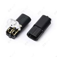 Mini connecteur de fil enfichable T2 de type T 2 en 2 sorties LED boîtier PC en laiton pas de dénudage bornes de connecteur LED électriques
