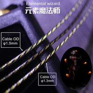 Câble coaxial Hi-Fi en alliage de cuivre argent or Litz avec blindage combiné pour lecteur DVD et moniteur - Product Image 1