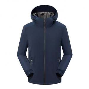 Chaqueta de Invierno para Hombre, Talla Grande, Diseño Plus Size, Chaqueta Softshell de Poliéster, Impermeable, Transpirable, con Cierre de Cremallera, Venta al Por Mayor - Product Image 1