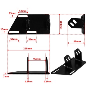 Pour 1983-2005 Chevy GMC Blazer Jimmy <span class=keywords><strong>Sonoma</strong></span> S10 S15 V8 SBC 350 support de moteur de Conversion 2WD PQY-EMK06 - Product Image 5