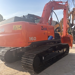 Excavateur hydraulique sur chenilles Hitachi ZX160 d'occasion Excavateur multifonctionnel 20 tonnes Commerce extérieur Vente directe - Product Image 1