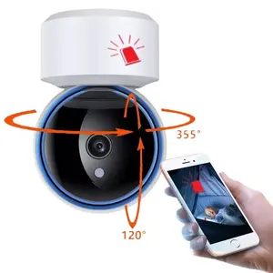كاميرا ويب فيديو عالية الدقة مع اتجاهين صوت تركيز تلقائي كاميرات داخلية لاسلكية لأمن المنزل كشف الحركة الرؤية الليلية